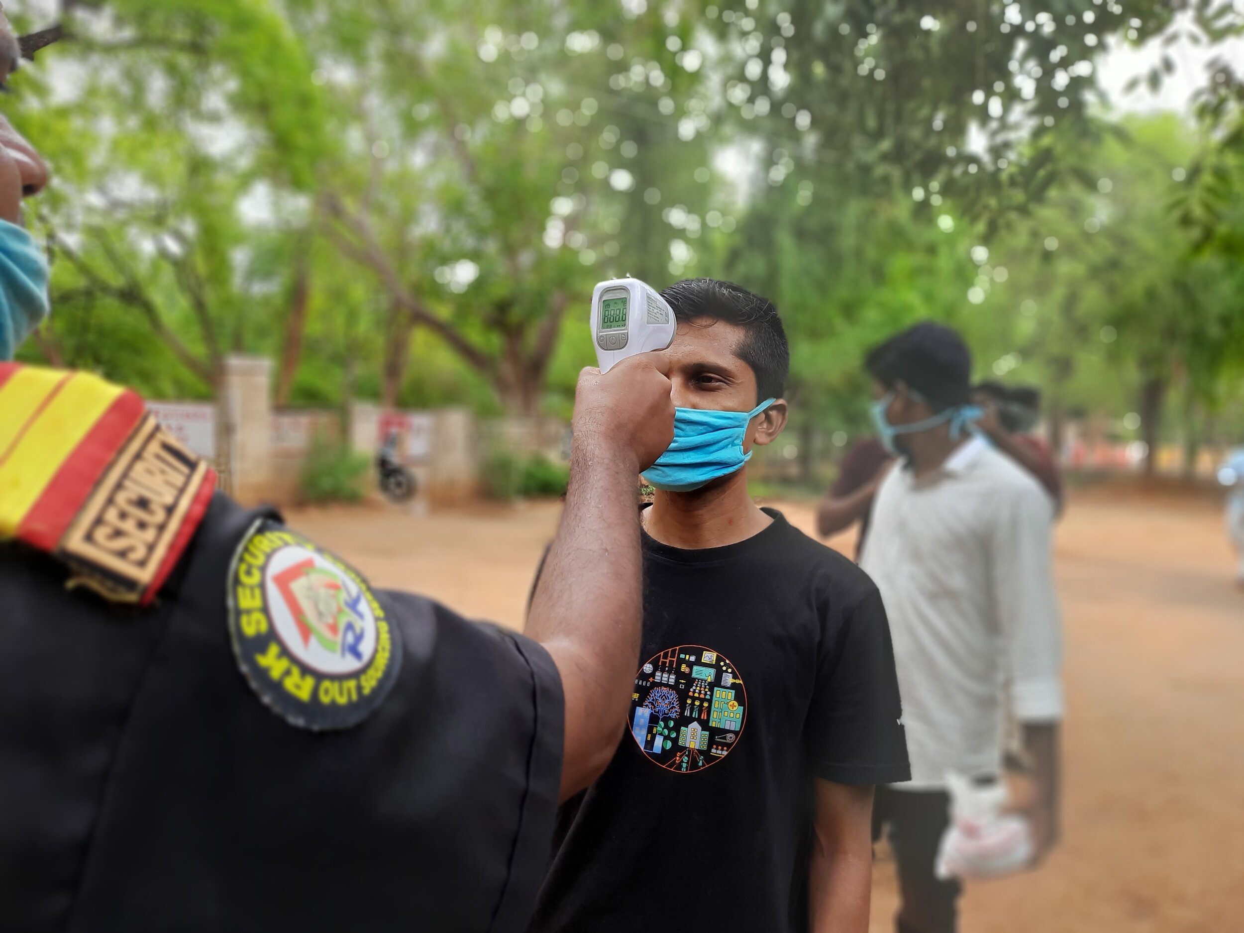 Image testing the employee before going to work